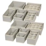 Tenabort 12 Pack Foldable Drawer Organizer Dividers Cloth Storage Box Closet .... Fixed Price $41.76.
