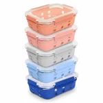 Ecoberi 4.5-CUP Glass Meal Prep Containers W/ Lids & Silicone Sleeves 5-PACK. Fixed Price $82.30.