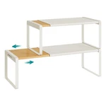 Songmics Home Spice Racks, Expandable Cupboard Shelf Orgnizers, Kitchen Count.... Fixed Price $43.57.