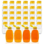 30 Pcs Clear Plastic Empty Squeeze Honey Jar Bottle Flip Top Lid 5 Oz. Fixed Price $39.67.