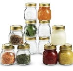 Bormioli Rocco Quattro Stagioni Small Glass Mason 5 Ounce Mini Jars 12 Pack. Fixed Price $42.00.