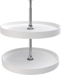 Rev-a-shelf (6072-24-11-52 )24 In. White Polymer 2-SHELF Full Circle Lazy Susan. Fixed Price $115.99.