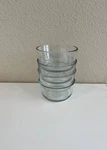 Lot 4 Anchor Hocking/pyrex 2 Cups Clear Round Glass Food Storage Container Bowl. Fixed Price $10.00.