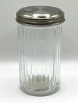 Anchor Hocking Glass Sugar Dispenser 97286 5.2 W/lid. Fixed Price $12.00.