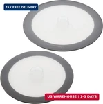 Rachael Tools And Gadgets Silicone Suction Lid Set, 2 Piece, Dark Gray. Fixed Price $49.18.