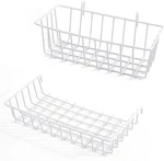Gbyan Wire Grid Wall Shelf Baskets White Hanging Flower Pot Display. Fixed Price $23.58.