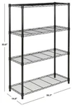 Safavieh Bravo 4 Tier Chrome Wire Rack, Reduced Price 2172716737 HAC2002A. Fixed Price $63.00.