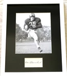 Doc Blanchard Autographed Signed Index Card Custom Framed W/ Army 8X10 Photo Jsa. Fixed Price $111.11.