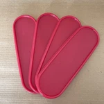 Tupperware Modular Mates Replacement Seal Super Oval Red #2402 - Set Of. Fixed Price $19.00.