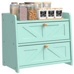 Tqqdci For Kitchen Countertop, Double Layer Wooden Breadbox, Large Cap. Fixed Price $79.19.