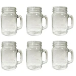 Sunshine Mason Co. Jar Glass Mugs With Handles Pint Size (16 Ounce, 473 Ml. Fixed Price $23.79.