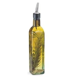 Tablecraft H916 Glass Olive Oil Bottle With Stainless Steel Pourers Oz.. Fixed Price $9.91.