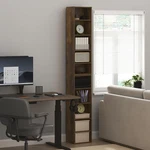10-TIER Amber Pine Bookshelf Stylish Open Bookcase For Home & Office. Fixed Price $108.99.