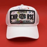 Christian Rose Cap Iconic Ii Plate Trucker Mesh White Paint Splatter Bnwt. Fixed Price $39.19.
