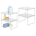 Interdesign Idesign Stackable Organizer-cabinet Riser For Bathroom Storage-set. Fixed Price $115.84.