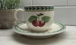 Villeroy & Boch French Garden Fleurence Breakfast Cup Saucer. Fixed Price $25.00.