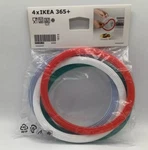 4 Pack - Ikea 365+ Gasket, Round/mixed Colors. Fixed Price $14.99.