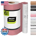 Smart Design Adhesive Shelf Liner - 18 Inch X 120 Feet Total Set Of 6 Rolls. Fixed Price $57.58.