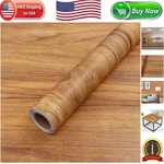 Durable Waterproof Wood Grain Wallpaper - Easy To Clean & Removable 15.7"X118". Fixed Price $12.79.