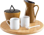 Tb Home Bamboo Wood Lazy Organizer For 10" Susan,. Fixed Price $24.64.