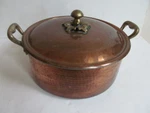 Cu Artigiana Copper & Brass Italian Hand Made Pot Lid Michael's Range Mushroom. Fixed Price $276.50.