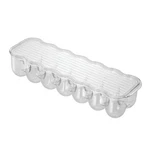 Idesign Plastic Egg Holder For Refrigerator With Handle Set Of 1, Clear. Fixed Price $17.18.