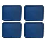 Replacement Lids For Pyrex 7212-PC 11-CUP Rectangle Navy 8" 9.75" 4-PACK. Fixed Price $15.99.