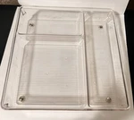 Interdesign 53530 Plastic 3-COMPARTMENT Drawer Organizer 2 H X 9 In.. Fixed Price $15.00.