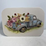Vintage Style Recipe Box Greetings Card Organizer With Metal Handles. Fixed Price $9.99.