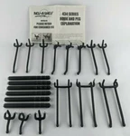 Lot Of 20 For Rev-a-shelf 434 Series Rubberized Black Pegs Single & Double Hooks. Fixed Price $36.83.