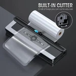 Vacuum Sealer Machine - 8 Food Modes With 15PCS Bags Kit (black). Fixed Price $45.99.