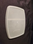 Tupperware Sheer Divided Snack Container Seal Lid Replacement Vintage 814-3. Fixed Price $8.90.