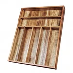 Kiteiscat Acacia Wood Silverware Organizer, Kitchen Utensil Drawer .... Fixed Price $30.34.
