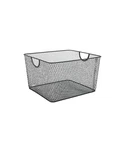 Ybmhome Household Wire Mesh Open Bin Shelf Storage Basket Organizer Black 1041VC. Fixed Price $19.90.