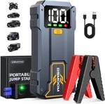 5000A ,12V Portable Car Battery Booster With 2.7" Display,usb-c Power Pack. Fixed Price $49.99.