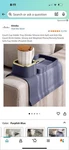 Couch Cup Holder Tray Silicone Anti-spill, Anti-slip Design For Cozy Living. Fixed Price $25.00.