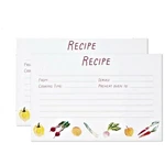 Hallmark 4X6 Recipe Cards Pkgs (72 Total) Watercolor Vegetables. Fixed Price $18.88.