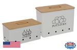 Xbopetda Potato Onion Storage Box Food Container Sets Canisters For Vege. Fixed Price $83.49.