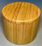 Totally Bamboo 3.5 Round Salt Box Magnetic Swivel Lid Vg Condition. Fixed Price $16.19.