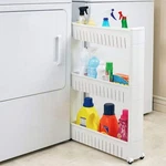 New! Slide Out Storage Organizer Rack - Laundry/kitchen Narrow Sliding Tower. Fixed Price $26.49.