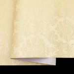 19.7 Feet Roll Yellow Damask Shelf Liner Peel And Stick Textured Shelving Paper. Fixed Price $28.99.