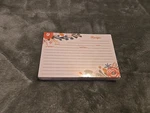 Vintage Blank Recipe Cards Floral Border Jot And Mark Double Sided Sealed. Fixed Price $12.50.