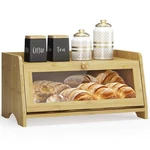 Bread Box For Kitchen Countertop,large Container Storage, Wooden Farmhouse. Fixed Price $44.13.