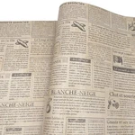 Yifely Retro Beige Newspaper Furniture Self-adhesive Shelf Liner Counte.... Fixed Price $17.08.