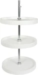 Knape & Vogt PFN18S3T-W 40.25 By 18-INCH 3-TIER Round Polymer Lazy Susan. Fixed Price $103.99.