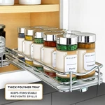 Pull Out Spice Rack Organization For Cabinets 4-3/8 Inch Wide Sliding 1 Tier. Fixed Price $28.99.