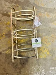 Mdesign 6-TIER Wall Mount Bathroom Storage Rack Gold/brass. Fixed Price $19.99.