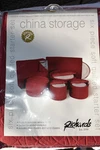 Richards China Accessory Storage Soft Quilted Zipper 6 Piece Set Maroon New. Fixed Price $22.00.