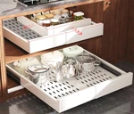 Pack Pull Out Cabinet Organizer Expandable WIDTH(13"-21") DEPTH(17"-24"),. Fixed Price $161.99.