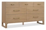 Hooker Furniture 6081-90002 Banyon Bay 64"W 7 Drawer White Oak Desert /. Fixed Price $2142.00.